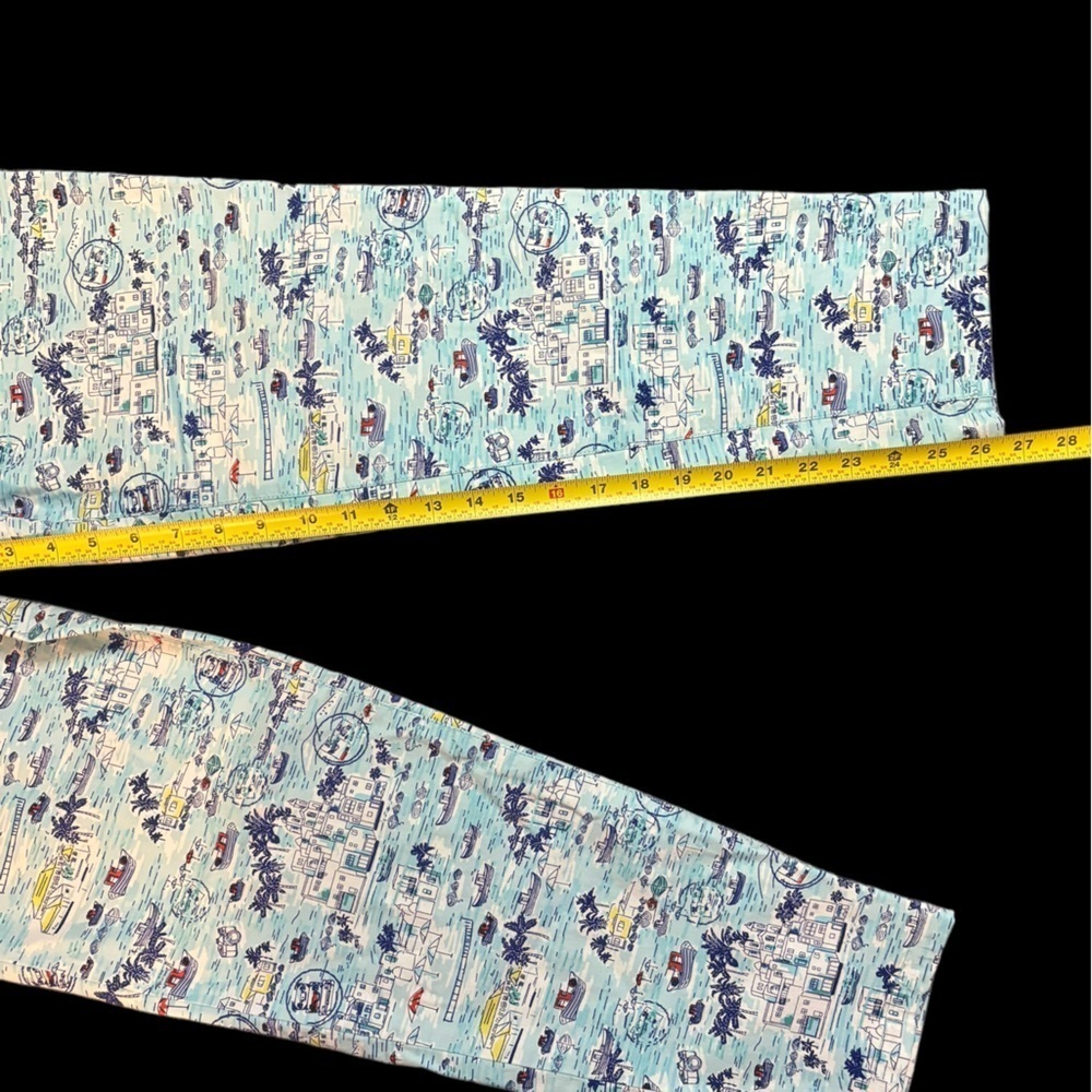 Talbots Mid Rise the weekend chino pants Ankle toile beach resort blue … - Picture 10 of 11